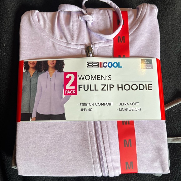 T1) 32 Degrees Full Zip Hoodies - Picture 1 of 3